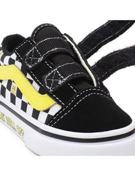 Zapatilla Baby Vans X SpongeBob Old Skool Negra