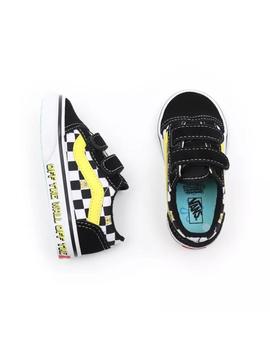 Zapatilla Baby Vans X SpongeBob Old Skool Negra