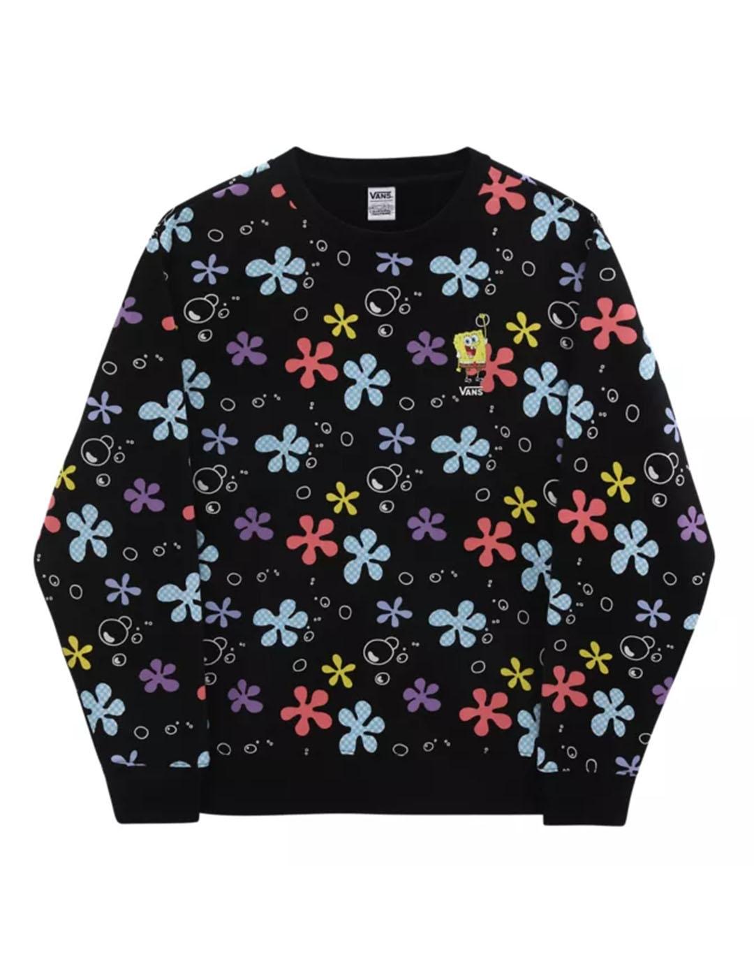 Sudadera Mujer Vans X Bob Sponja Aloha Negra