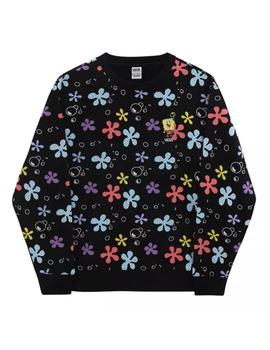 Sudadera Mujer Vans X Bob Sponja Aloha Negra