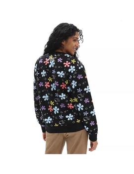 Sudadera Mujer Vans X Bob Sponja Aloha Negra