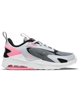 Zapatilla Niña Nike Air Max Bolt Gris Rosa