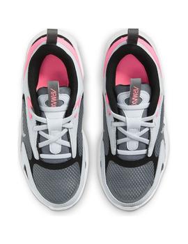 Zapatilla Niña Nike Air Max Bolt Gris Rosa