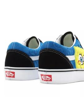 Zapatilla Unisex Vans Old Skool Bob Sponja Azul