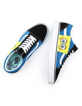 Zapatilla Unisex Vans Old Skool Bob Sponja Azul