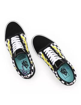 Zapatilla Unisex Vans Old Skool Cuadros Bob Sponja