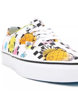 Zapatilla Unisex Vans Authentic Blanca Bob Sponja