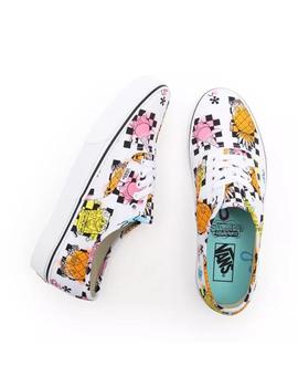 Zapatilla Unisex Vans Authentic Blanca Bob Sponja