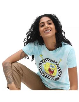 Camiseta Mujer X Bob Esponja Jump Out