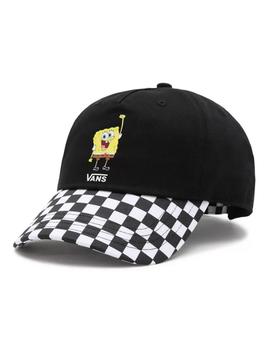 Gorra Unisex Vans X Bob Esponja Negra cuadros