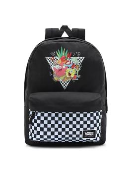 Mochila Unisex Vans X Bob Esponja Realm  Negra