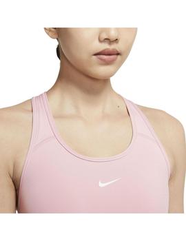 Top Mujer Nike Swoosh Bra. Rosa