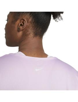 Camiseta Mujer Nike Swoosh Run Rosa