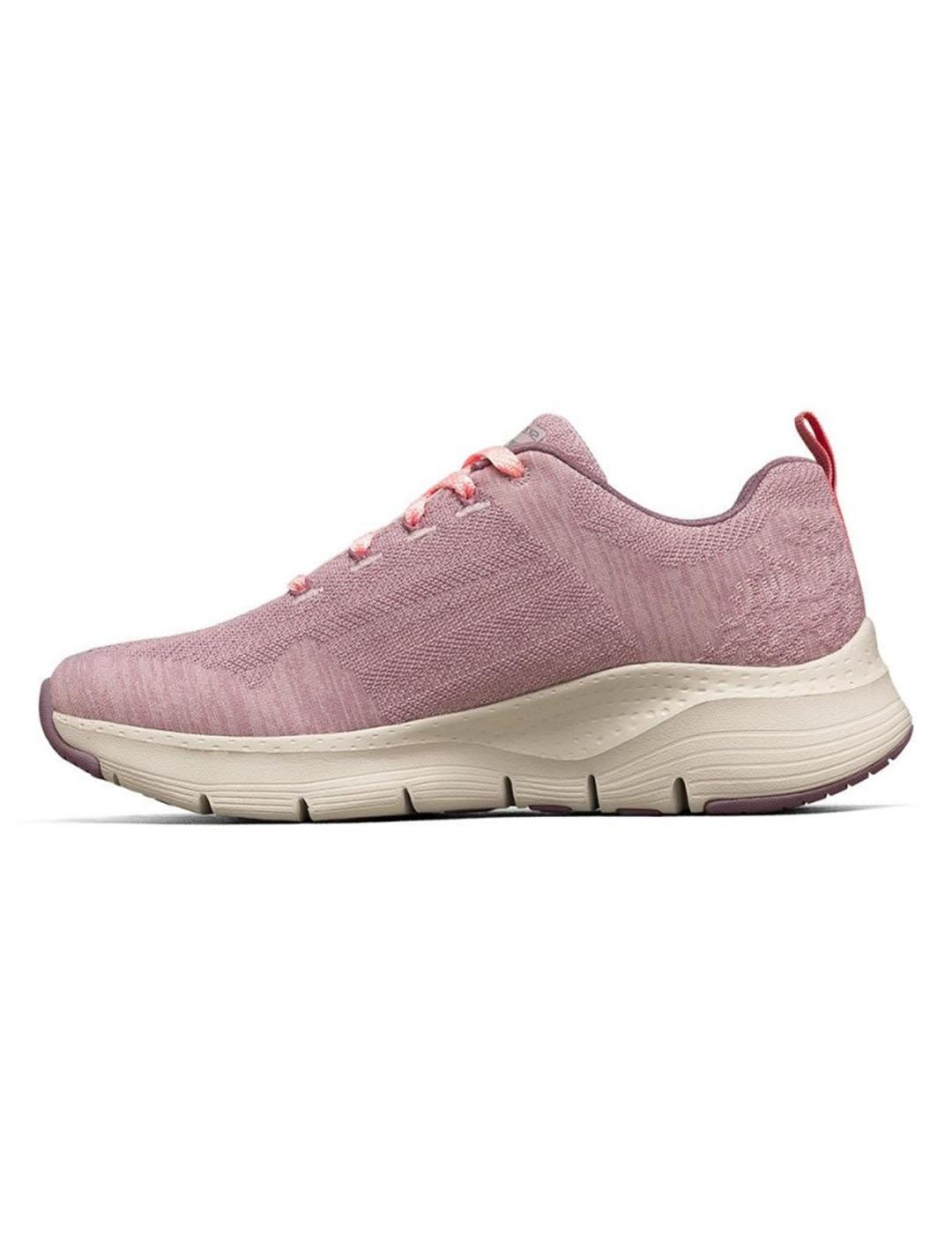 Zapatilla Mujer Skechers Arch Fit Rosa