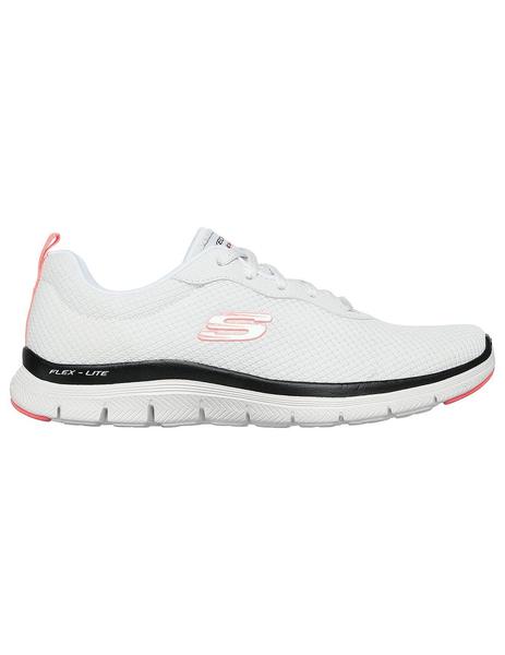 Periódico whisky repetir Zapatilla Mujer Skechers Flex Appeal 4.0 Blanco