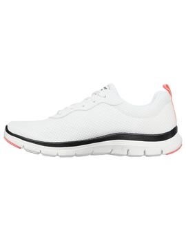 Zapatilla Mujer Skechers Flex Appeal 4.0 Blanco