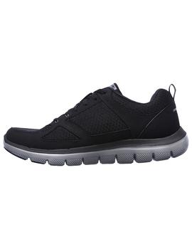 Zapatilla Hombre Skechers  Flex Advantage 2.0 Lindman Negra