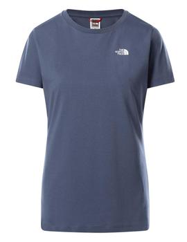 Camiseta Mujer TNF Simple Dome Vintage Azul