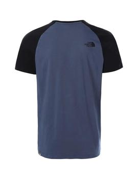 Camiseta Hombre The North Face Raglan Azul