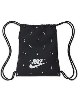 Gymsack Unisex Nike Heritage Negro