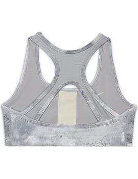 Top Niña Nike swoosh Gris