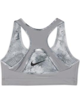 Top Niña Nike swoosh Gris