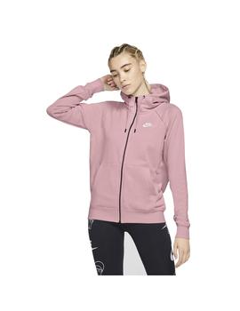 Chaqueta Mujer Nike Essential Flc Rosa