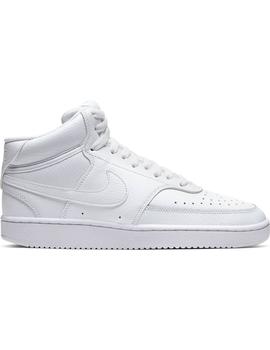 Zapatilla Unisex Nike Court Vision Mid Blanca