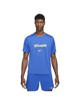 Camiseta Hombre Nike Miler Top Azul