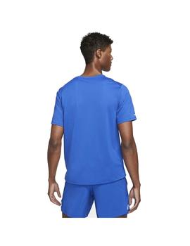 Camiseta Hombre Nike Miler Top Azul