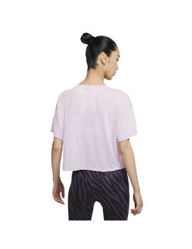 Camiseta Mujer Nike Dry Grx Crop Lila