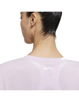 Camiseta Mujer Nike Dry Grx Crop Lila