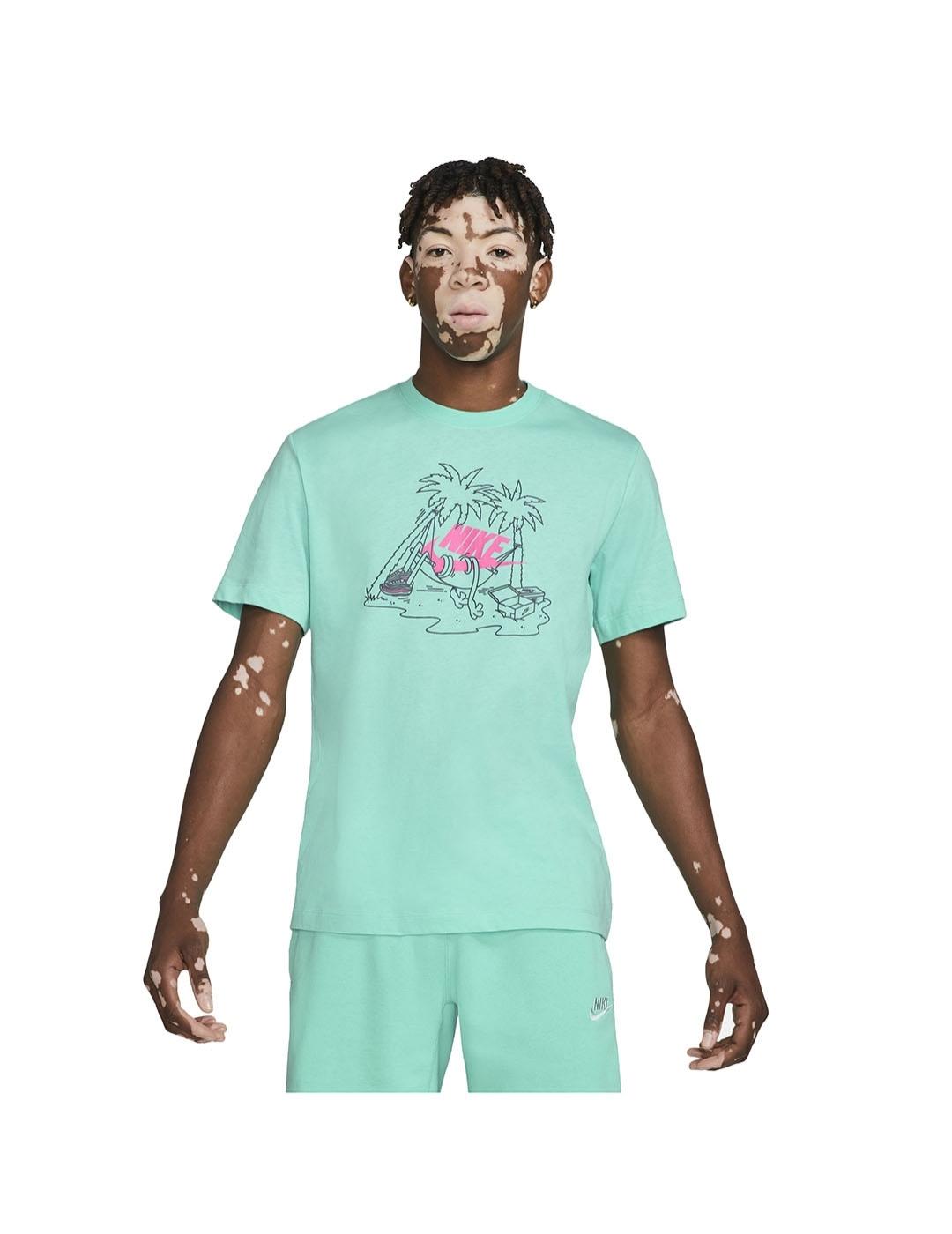 Camiseta nike azul turquesa deals