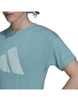 Camiseta Mujer adidas Win 2.0 Tee Azul