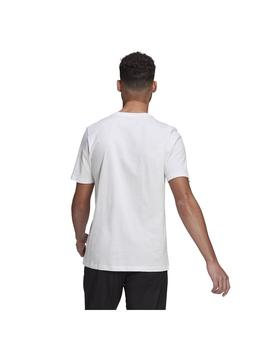 Camiseta Hombre adidas Embroidered Blanco