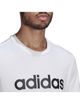 Camiseta Hombre adidas Embroidered Blanco