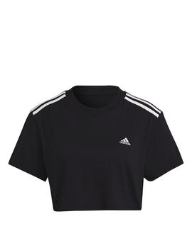 Camiseta Mujer adidas Cropped Tee Negro