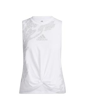 Camiseta Mujer adidas lace Blanca