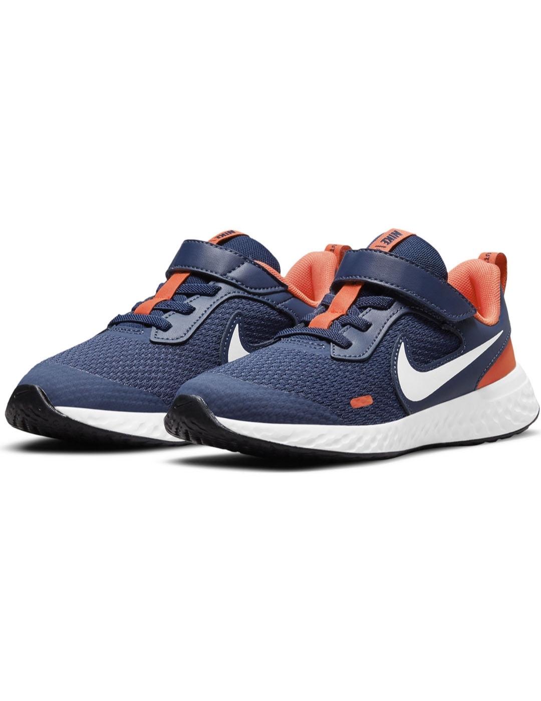 Zapatilla Ni o Nike Revolution 5 Marino