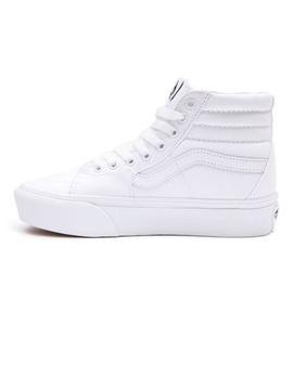 Zapatilla Mujer Vans Sk8-Hi Platform Blanca