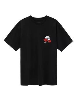 Camiseta Hombre Vans Rose Negra