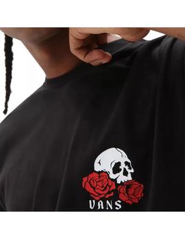 Camiseta Hombre Vans Rose Negra