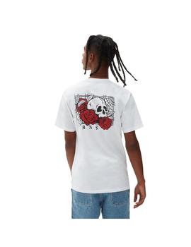 Camiseta Hombre Vans Rose Blanca