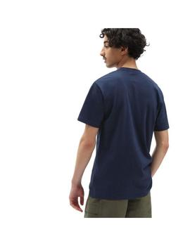 Camiseta Hombre Vans Left Chest Logo Marina