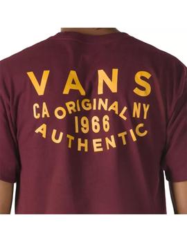 Camiseta Hombre Vans Patch Granate