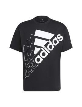 Camiseta Hombre adidas Q3 Negra