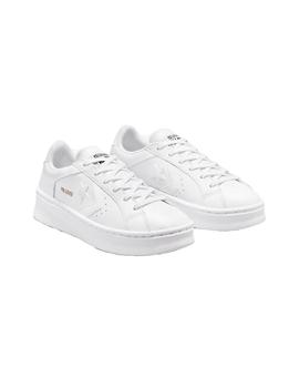 Zapatilla Mujer Converse Plataform Pro Cuero Bl