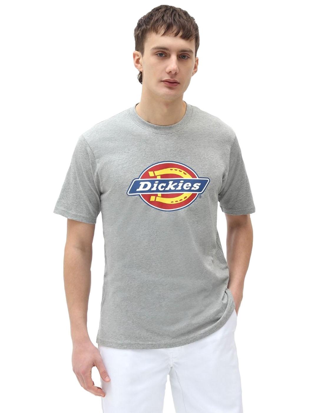 Camiseta Hombre Dickies Icon Logo Gris