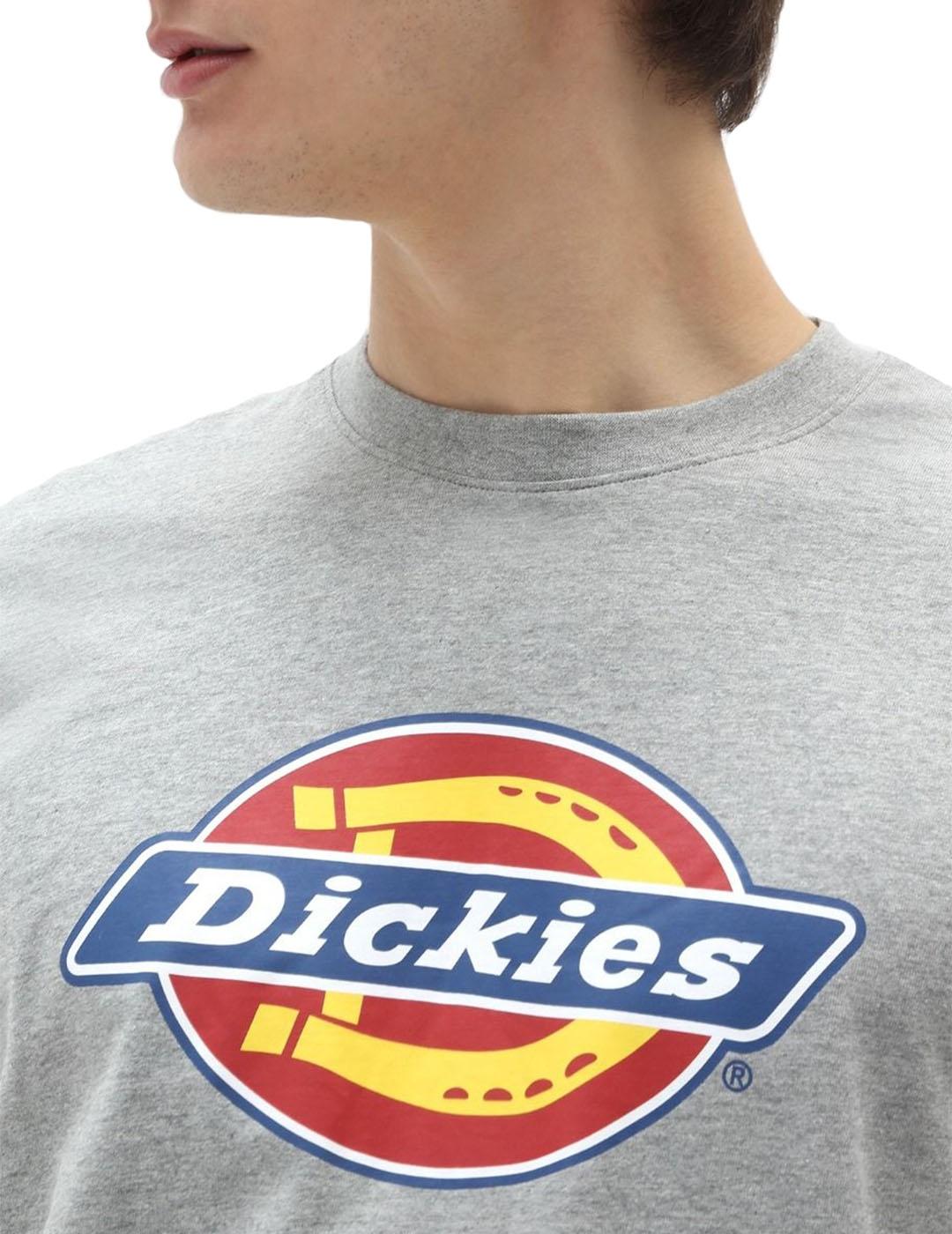 Camiseta Hombre Dickies Icon Logo Gris