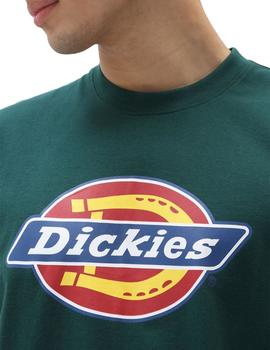 Camiseta Hombre Dickies Icon Logo Verde